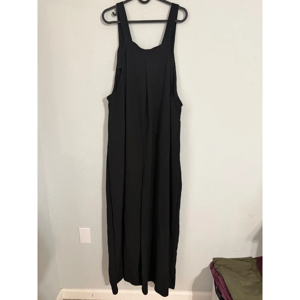 HALARA Black Sleeveless Jumpsuit Romper with Pockets - Picture 4 of 4